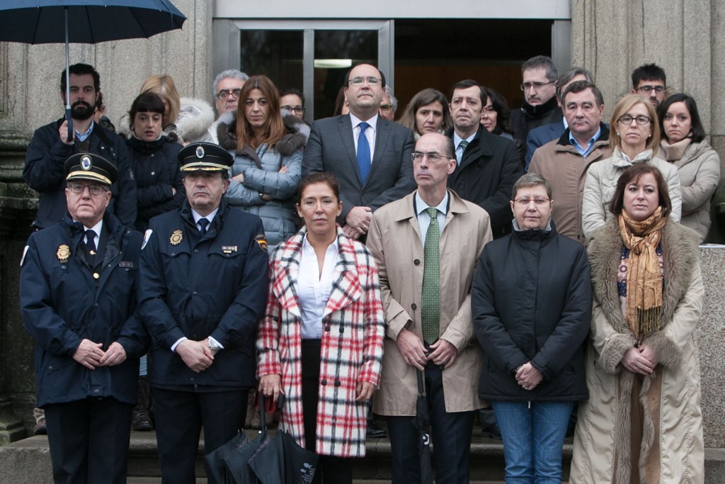 concentracion de condena pola ultima vitima da violencia de xenero en galicia
