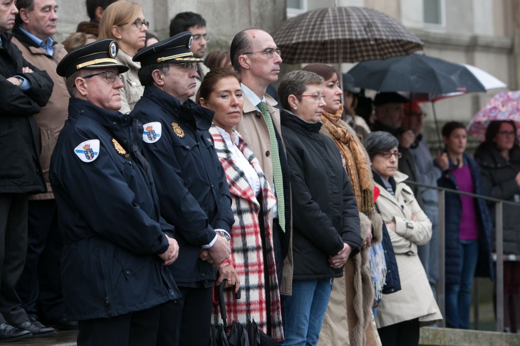 concentracion de condena pola ultima vitima da violencia de xenero en galicia
